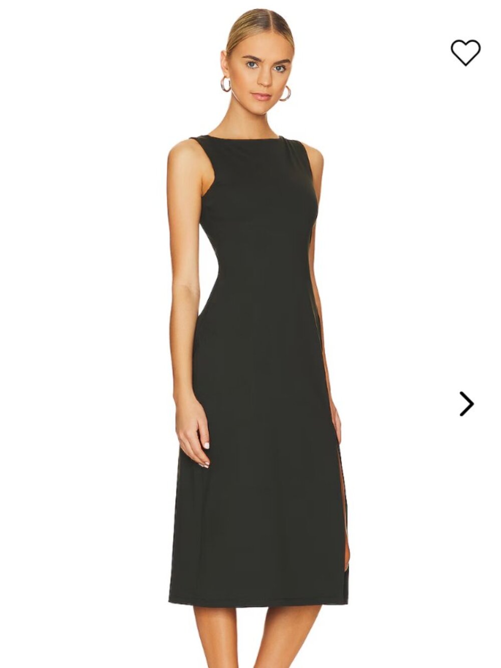 Crew Slit Sleeveless Dress Susana Monaco